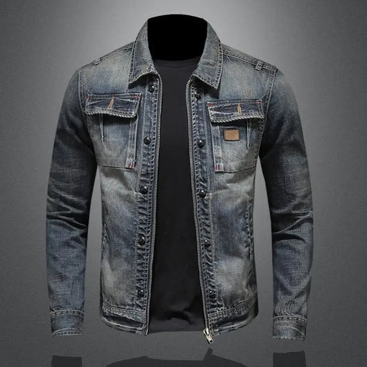 Carl - Retro-Denimjacke
