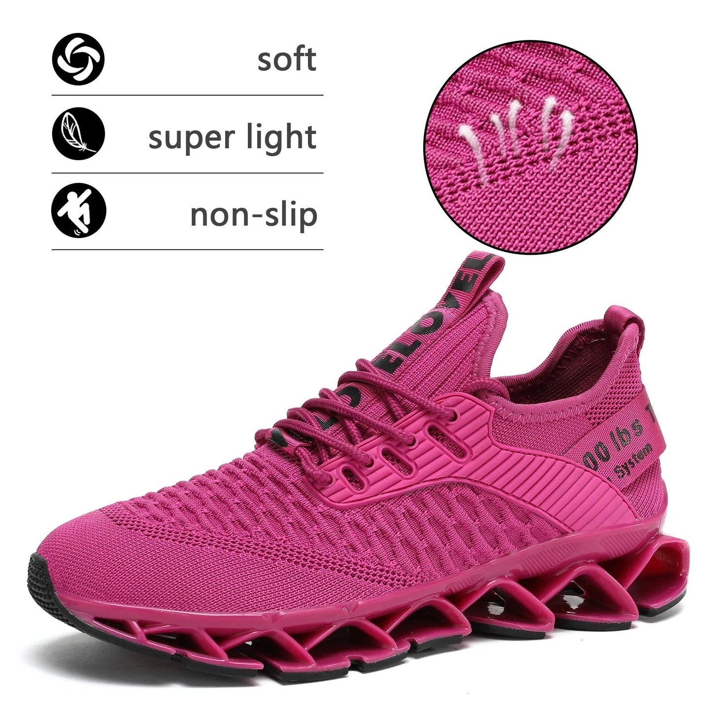 Elevate Your Style with BLADE KICKS ROSA - +8CM Height Boost