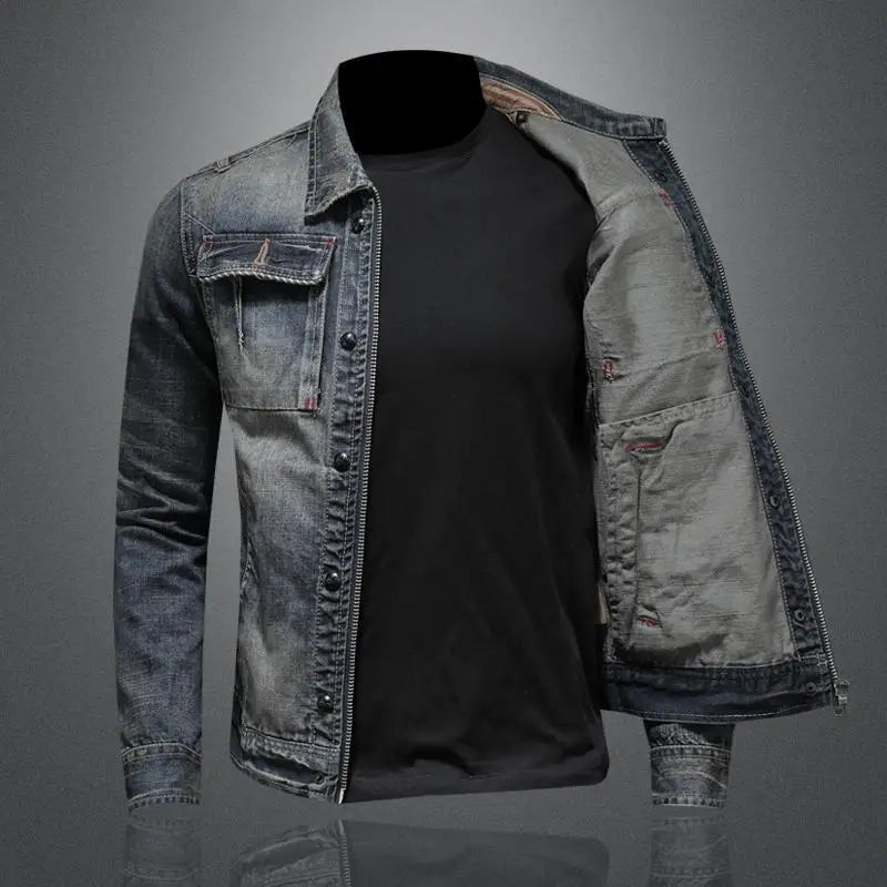 Carl - Retro-Denimjacke