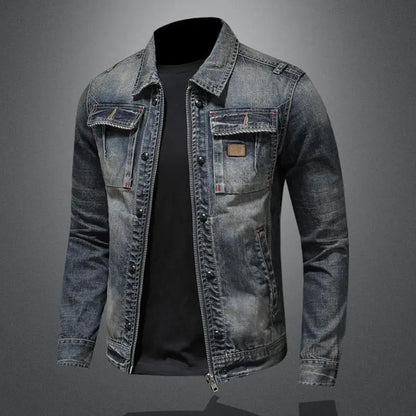Carl - Retro-Denimjacke